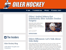 Tablet Screenshot of oilerhockey.com